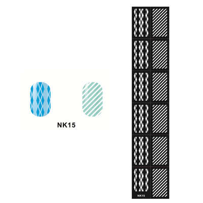 Stencil Sticker Nail Art Accessories Decoration NK15