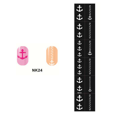 Stencil Sticker Nail Art Accessories Decoration NK24