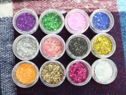 The Nail Art - 12pcs color foil nail art box -5