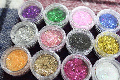 The Nail Art - 12pcs color foil nail art box -5