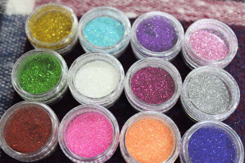 The Nail Art - 12pcs nail art GLITTER box -4