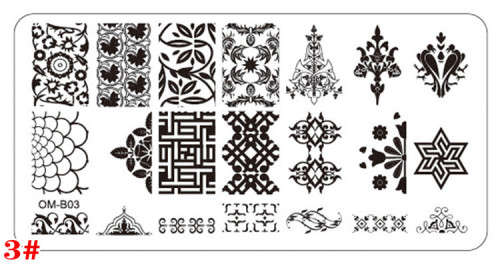 The Nail Art - OM-B03 Nail Stamping Plate