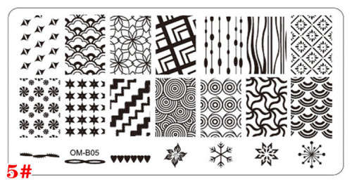The Nail Art - OM-B05 Nail Stamping Plate