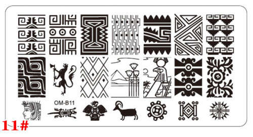 The Nail Art - OM-B11 Nail Stamping Plate
