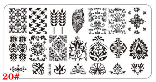 The Nail Art - OM-B20 Nail Stamping Plate
