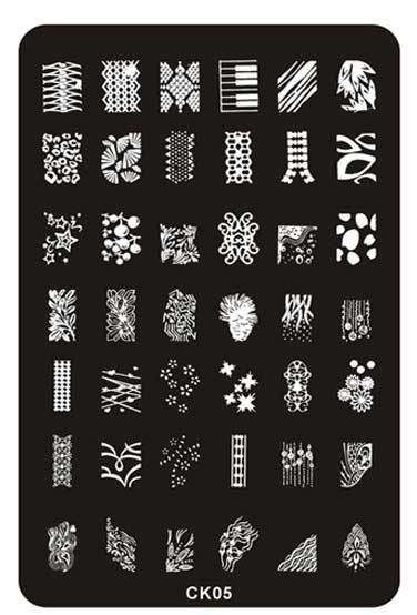 The Nail Art - CK05 Nail Stamping Plate