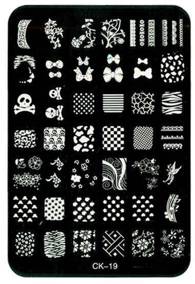 The Nail Art - CK19 Nail Stamping Plate