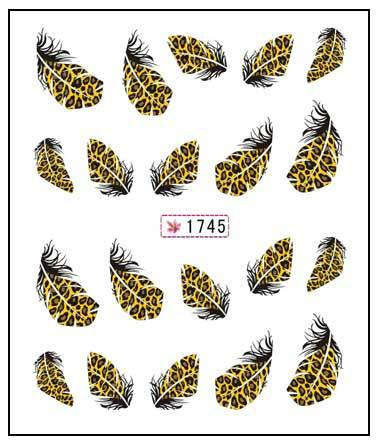 The Nail Art - Feather Sticker 1745