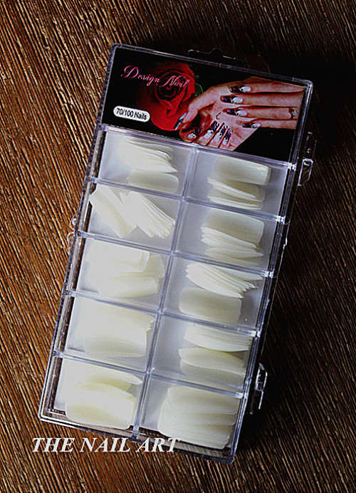 The Nail Art - Full Nail 100pcs 2# Nature