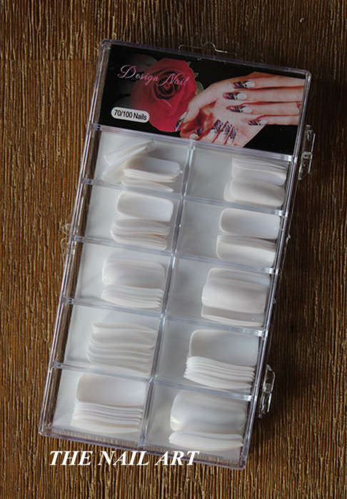 The Nail Art - Full Nail 100pcs 18# white