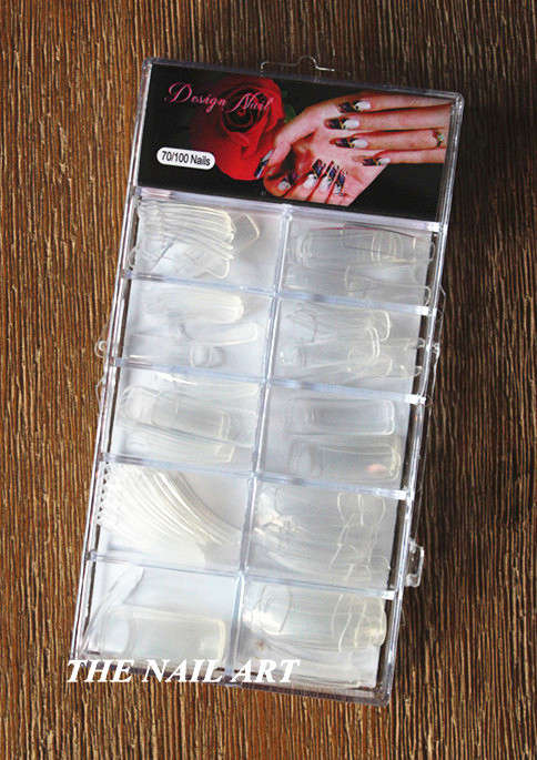 The Nail Art - Nail Tips 100pcs 2# clear
