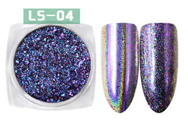 The Nail Art - Fireworks Chrome Powder 2g with brush LS04