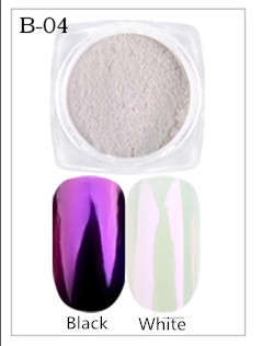 The Nail Art - Shell Chrome Powder 2g with brush B04