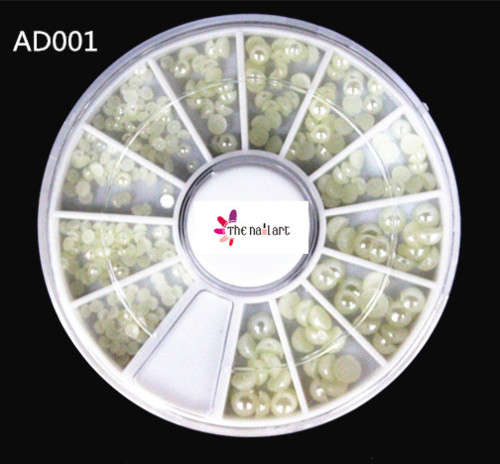 The Nail Art - Pearl Nail Decorations AD001