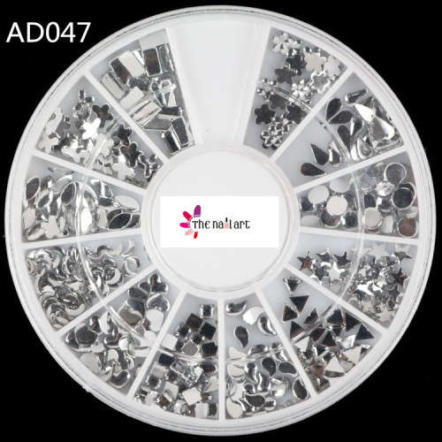 The Nail Art - Silver flat bottom profiled diamond drill