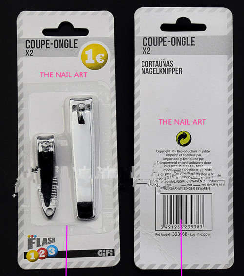 The Nail Art - Nail Cutter 2pcs
