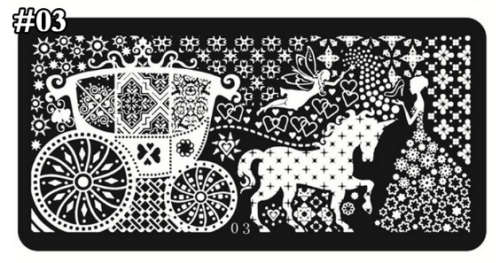 The Nail Art - Nail Stamping Plate Tianxin 03