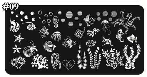 The Nail Art - Nail Stamping Plate Tianxin 09