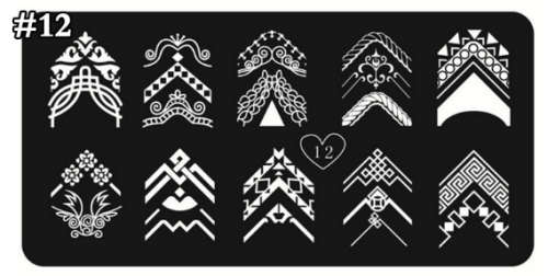 The Nail Art - Nail Stamping Plate Tianxin 12