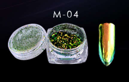 The Nail Art - Super Chrome Powder 2g with brush -M04