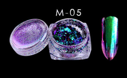 The Nail Art - Super Chrome Powder 2g with brush -M05