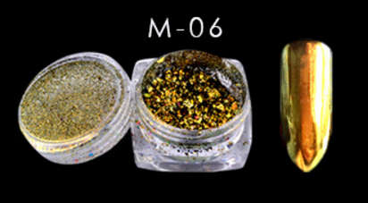 The Nail Art - Super Chrome Powder 2g with brush -M06