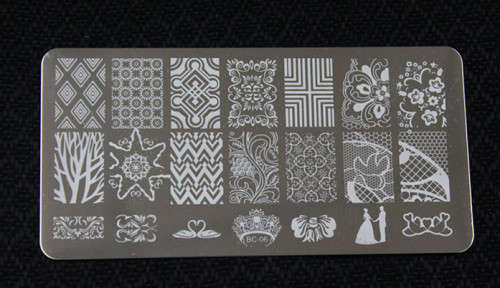 The Nail Art - BC06 Nail Stamping Plate