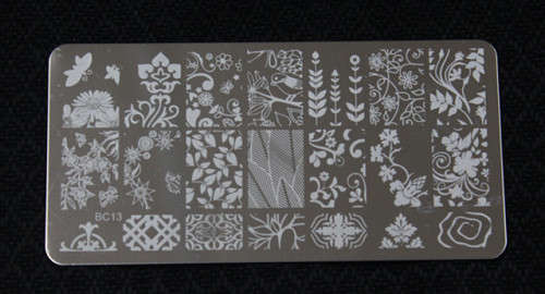 The Nail Art - BC13 Nail Stamping Plate