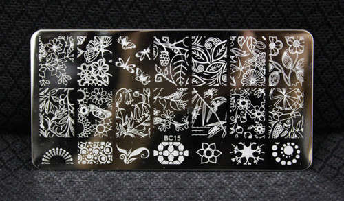 The Nail Art - BC15 Nail Stamping Plate
