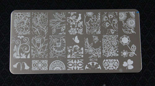 The Nail Art - BC19 Nail Stamping Plate