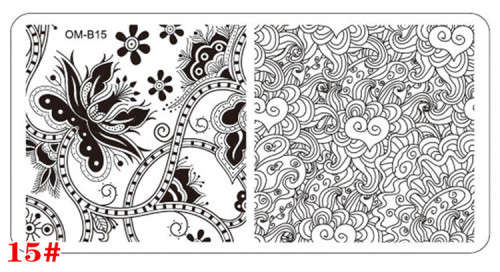 The Nail Art - OM-B15 Nail Stamping Plate
