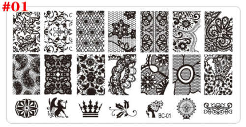 The Nail Art - BC01 Nail Stamping Plate