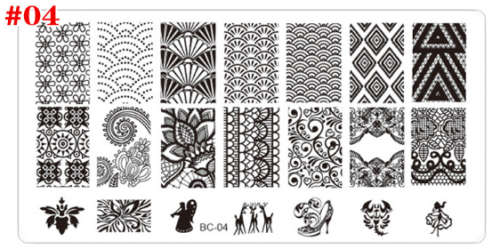 The Nail Art - BC04 Nail Stamping Plate