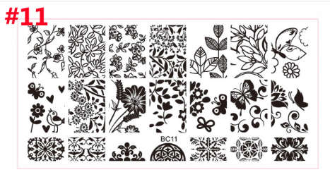 The Nail Art - BC11 Nail Stamping Plate