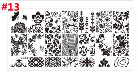 The Nail Art - BC13 Nail Stamping Plate