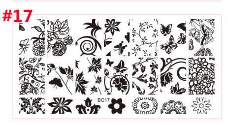 The Nail Art - BC17 Nail Stamping Plate