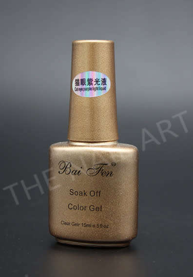 The Nail Art - Cat Eye Topcoat SILVER + Magnet