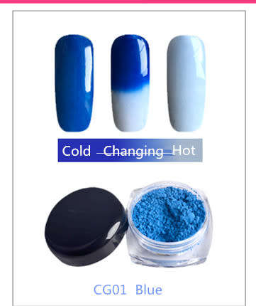 The Nail Art - Color Change Powder 2g with brush- 1#