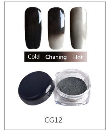 The Nail Art - Color Change Powder 2g with brush- 12#