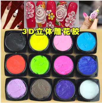 The Nail Art - 3D Modelling Gel 12pcs