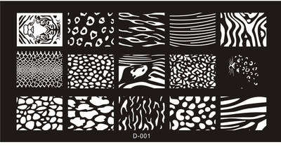 The Nail Art - D001 Nail Stamping Plate