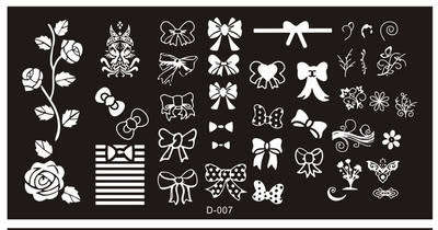 The Nail Art - D007 Nail Stamping Plate