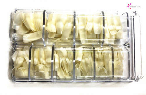 The Nail Art - 500pcs Box Halfmoon Tips - Natural