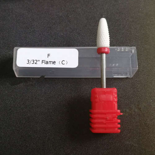 The Nail Art - Electric Nail Drinding Head Drill Bit/set 3/32 Flame F