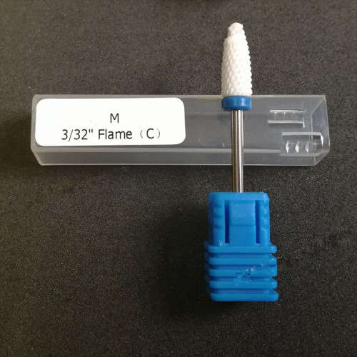 The Nail Art - Electric Nail Drinding Head Drill Bit/set 3/32 Flame M