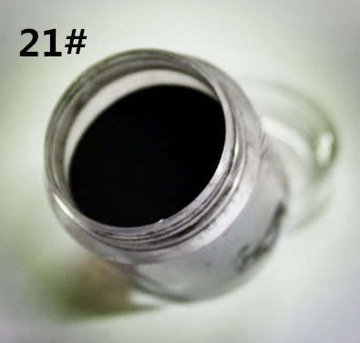 The Nail Art - Acrylic Powder 10g *12  - Black