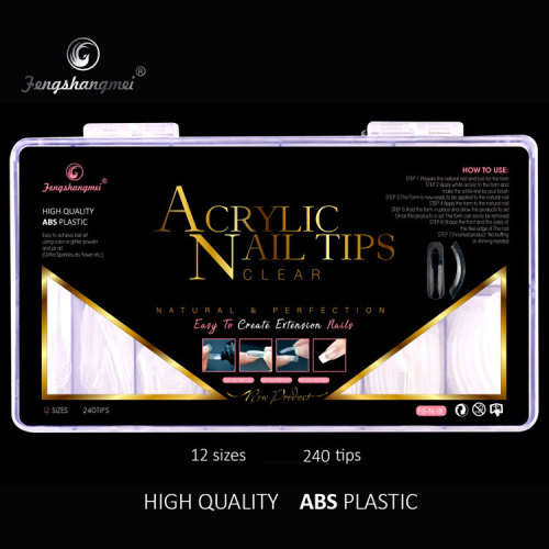 The Nail Art -  Re-usable form 240pcs for Poly Gel