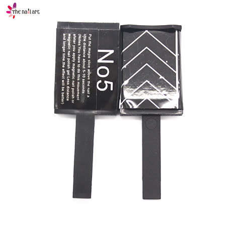 The Nail Art - Black Pattern Magnet - Nr. 5