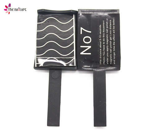 The Nail Art - Black Pattern Magnet - Nr. 7