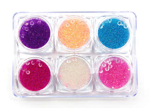 The Nail Art - 6 color water pearl nail jewelry